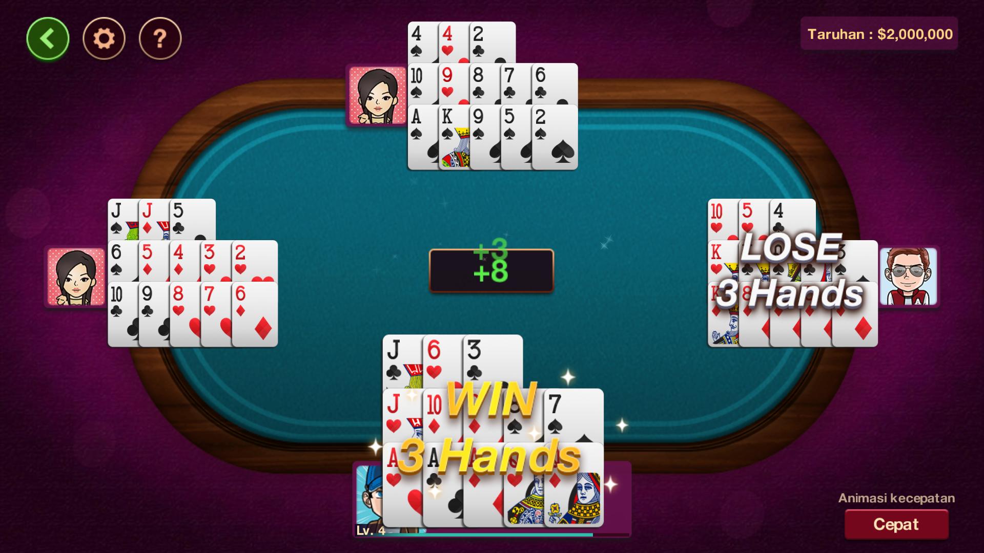 Strategi Memgatur Kartu Dalam Permainan  Poker Online Jenis Capsa Susun